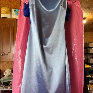 Windsor Iridescent Light Blue Mini Dress